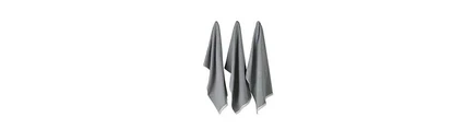 Набор кухонных полотенец Design Imports, 3 шт., серый