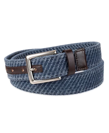 Мужской повседневный ремень из текстурированного полотна Tommy Bahama blue