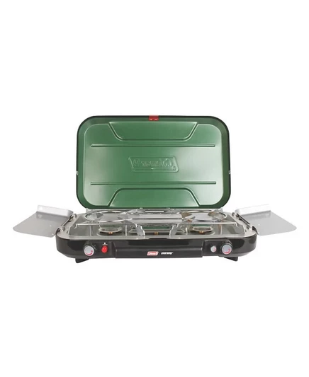 Газовая плита coleman even-temp 3-конфорочная, черная