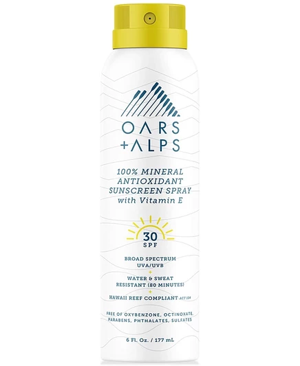 Солнцезащитный спрей Oars & Alps SPF 30, 177 мл