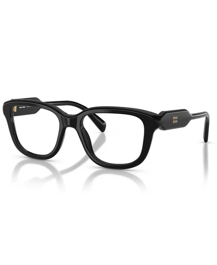 Очки Miu Miu Woman прямоугольные пластиковые MU 02ZV черные