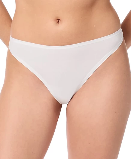 Женские стринги Gap GapBody GPW00283 из хлопка, белые