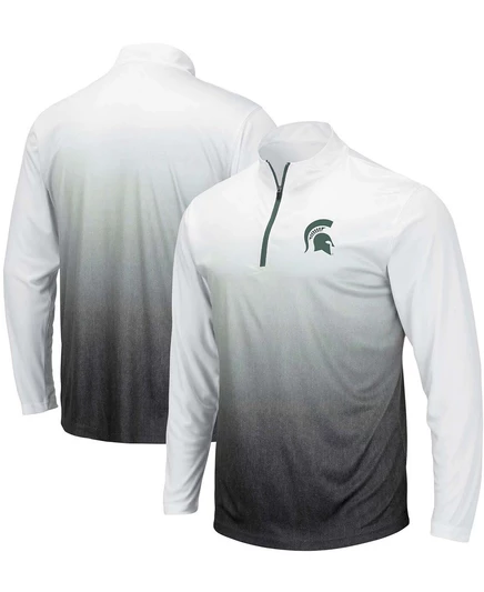 Мужская серая куртка на молнии с логотипом команды Michigan State Spartans Magic Team gray