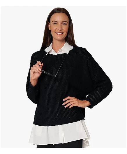 Женский джемпер Stella Carakasi Cozy Chic, черный
