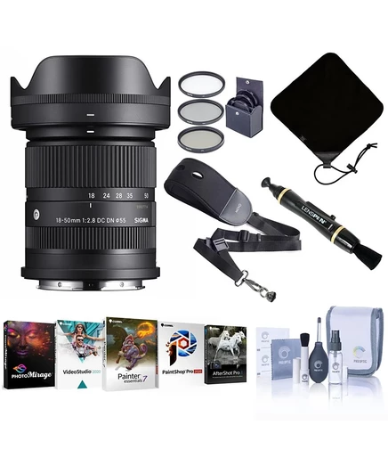 Объектив Sigma 18–50 мм f/2.8 DC DN для байонета L, комплект