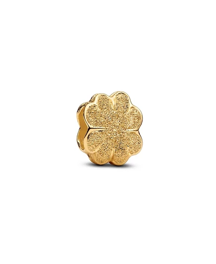 Мини-брелоки Pandora KATSEYE X Pandora® с позолотой и текстурированным клевером из золота