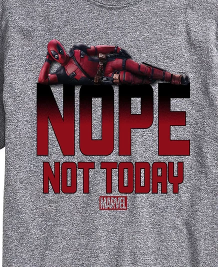 Мужская футболка с длинным рукавом AIRWAVES от Deadpool Nope Not Today gray