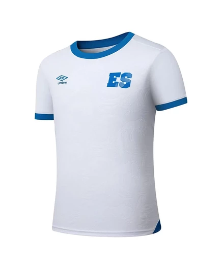 Мужская белая футболка Umbro для выездного матча Национальной сборной Сальвадора на 2025 год. white