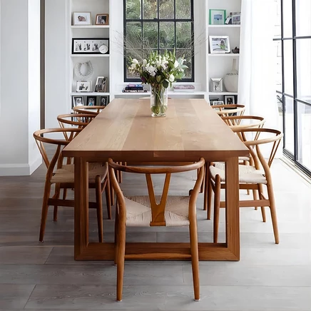 Стулья Streamdale Furniture на поперечной косточке для столовой, Обеденный стул из натурального дерева, Кресло, Полностью собранное, Набор из 2 коричневых