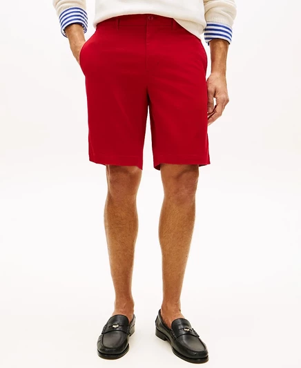 Мужские шорты Tommy Hilfiger Denton 9.5″, красные