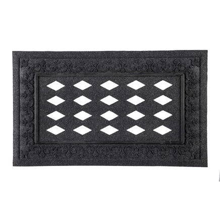 Поддон Evergreen Fleur de Lis, 18×30″, черный
