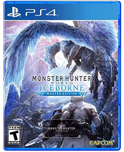 Видеоигра Monster Hunter World Iceborne Deluxe для PS4, белая