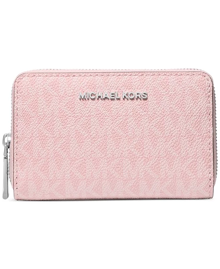 Женский кард-кейс Michael Kors Jet Set на молнии, розовый