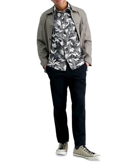 Мужские облегающие брюки Life Khaki™ Comfort от Haggar black