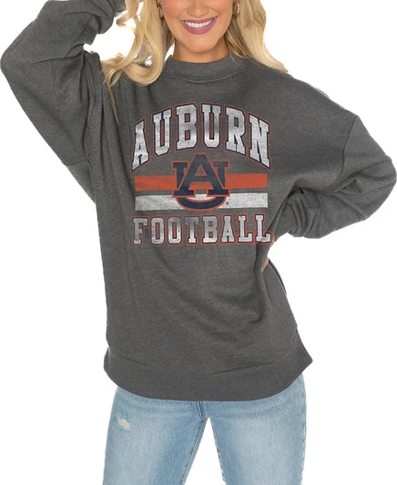 Женская толстовка Gameday Couture Good Vibes Auburn, серая