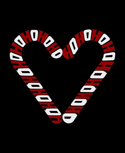 Мужская футболка премиум-класса с надписью Word Art от LA Pop Art от Candy Canes black