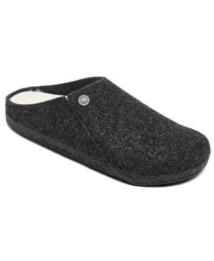 Мужские сабо Birkenstock Zermatt с меховой подкладкой, серые