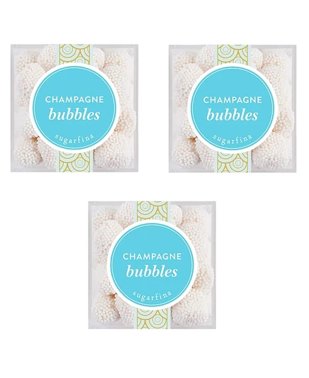 Конфеты Sugarfina Champagne Bubbles, набор 3 шт.