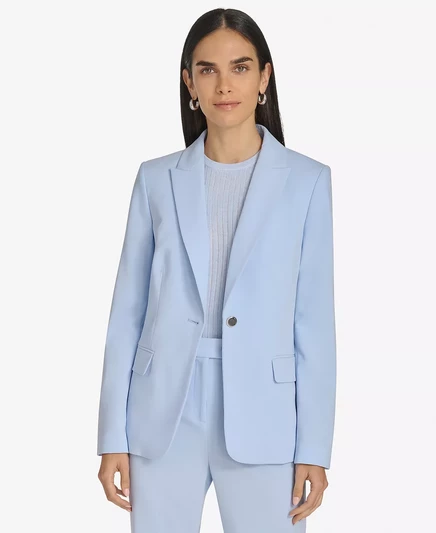 Женский блейзер на одной пуговице от Calvin Klein sky