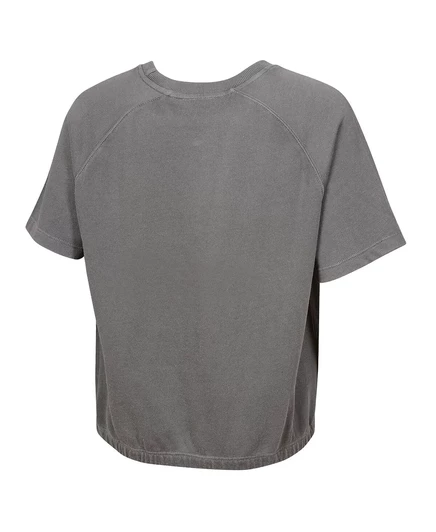 Женский серый топ с минеральной отделкой Detroit Lions с коротким рукавом Outerstuff gray