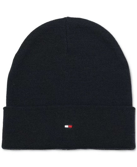Мужская шапочка с двойной манжетой и вышивкой в виде флага Tommy Hilfiger desert sky