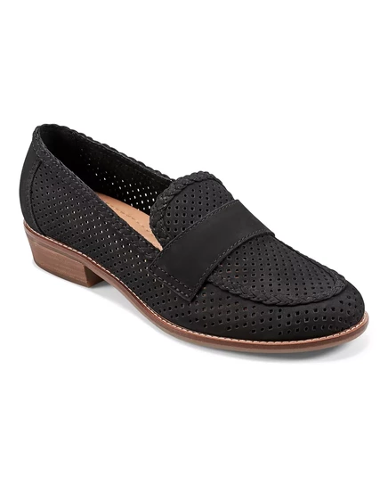  Женские повседневные мокасины без застежки Evvie с круглым носком black nubuck