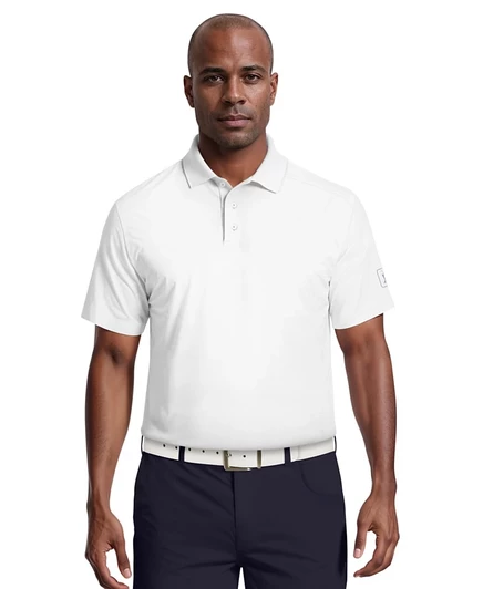 Мужская футболка-поло PGA TOUR Solid Cooling, белая