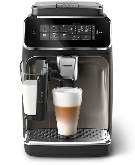 Кофемашина Philips 3300 Series автоматическая с LatteGo, черная