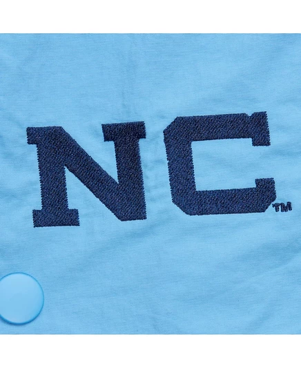 Мужская куртка на молнии с винтажным логотипом Mitchell & Ness темно-синего цвета/цвета Carolina Blue North Carolina  navy, carolina blue