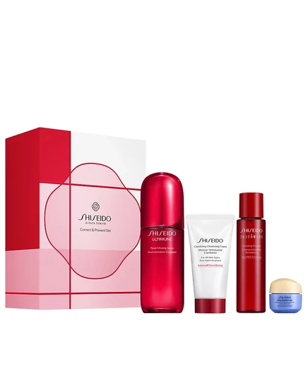 Shiseido, 4 шт. Подарочный набор для правильного и профилактического ухода за кожей без цвета
