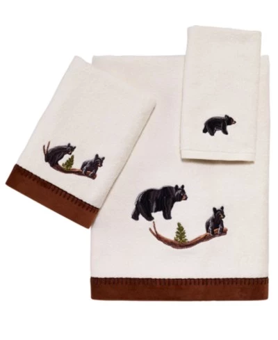 Банные полотенца Avanti Black Playful Bears Lodge