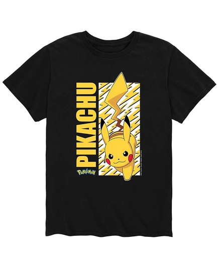 Мужская футболка Airwaves Pokémon Pikachu, черная