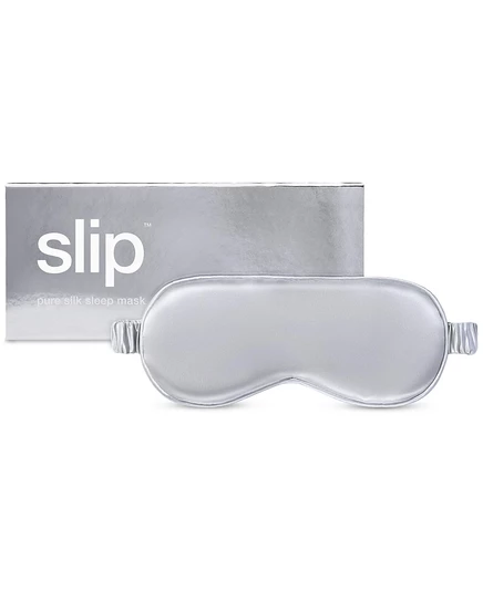 Маска для сна Slip Pure Silk 100% шелк, серебристая