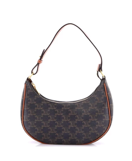 Женская сумка Pre-Owned Celine Ava Triomphe, коричневая