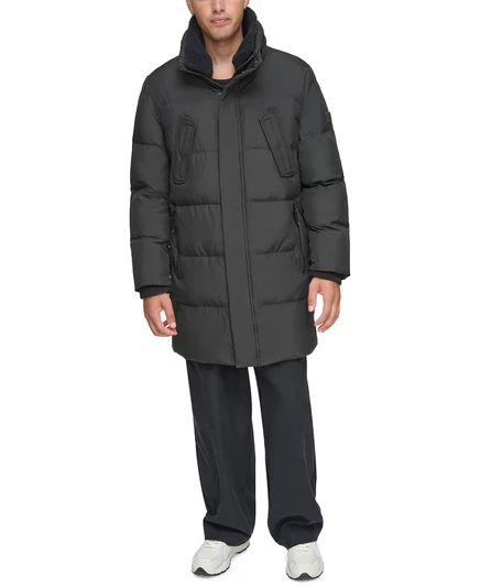 Мужская стеганая парка-пуховик Valcour от Marc New York Duvet black