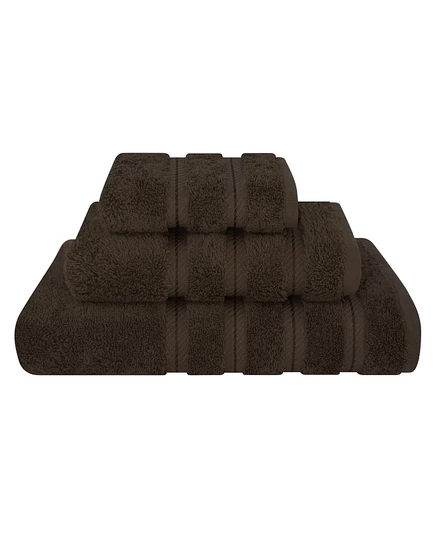Набор полотенец American Soft Linen Edison, 3 шт., коричневый