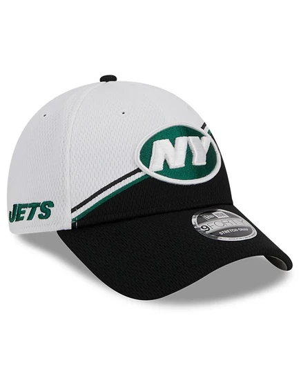 Мужская кепка New Era 9FORTY New York Jets регулируемая, бело-черная
