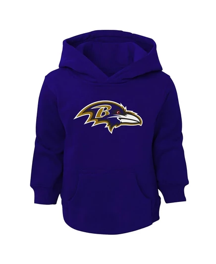Пуловер с капюшоном и логотипом Baltimore Ravens фиолетового цвета purple