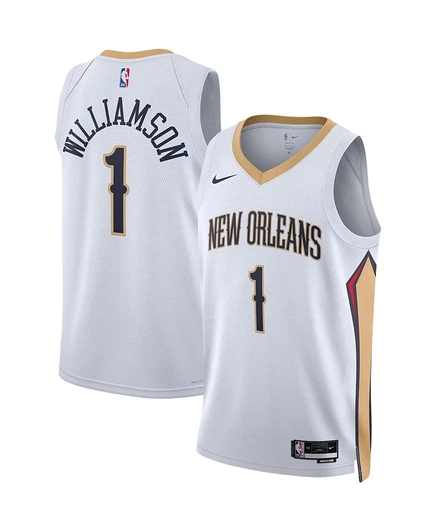 Мужская майка Nike Zion Williamson Pelicans, белая