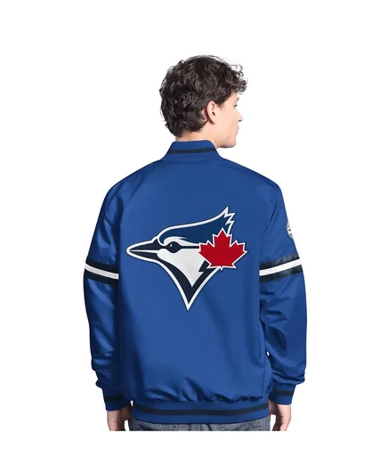 Мужская школьная куртка Royal Toronto Blue Jays Scout с полной застежкой для начинающих игроков royal