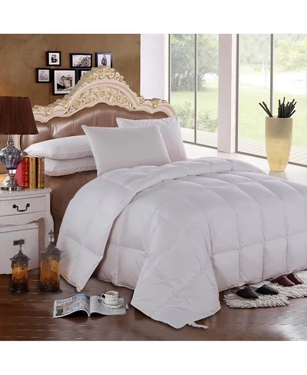 Пуховое одеяло Egyptian Linens Oversize Queen, белое