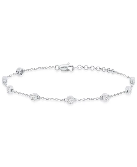 Браслет Forever Grown Diamonds 1 к. лаб. бриллиант, серебро