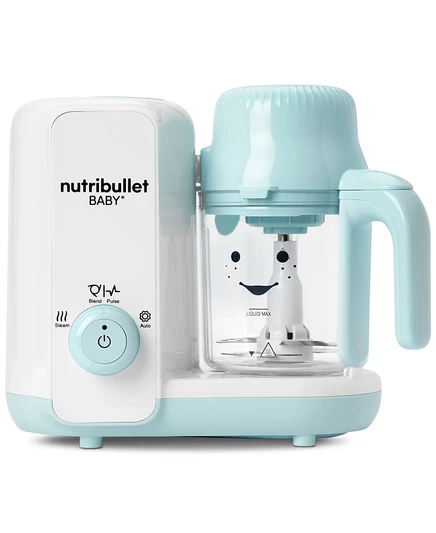 Блендер-пароварка NutriBullet Baby Steam and Blend, зеленый