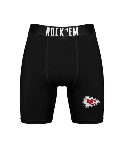 Комбинированный набор мужских носков-боксеров Rock 'Em от Kansas City Chiefs Primary Crew Socks