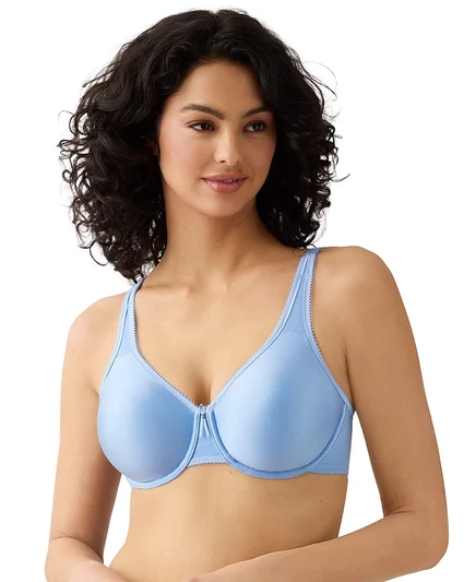 Бюстгальтер на косточках Wacoal Women's Basic Beauty для полной фигуры 855192, чашка до H, синий