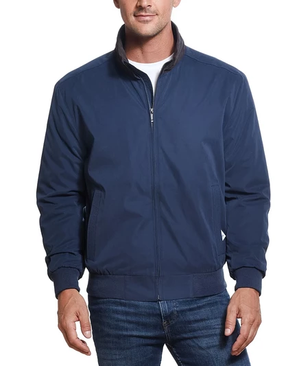 Мужской бомбер Weatherproof из микрофибры, синий