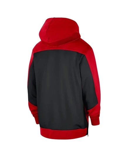Мужская куртка с капюшоном на молнии Nike Red Chicago Bulls Authentic для выступлений на корте Showtime red