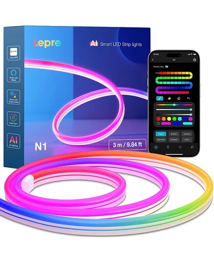 Умная светодиодная лента Lepro N1 RGB 3 м, Wi‑Fi/Bluetooth