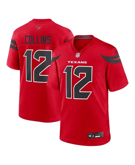 Мужская футболка Nike Nico Collins Red Houston Texans для альтернативной игры red