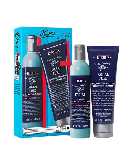 Мужская коллекция Kiehl's с 1851 года, 2 шт. Классический набор очищающих и увлажняющих кремов для лица Gentleman Collection.
